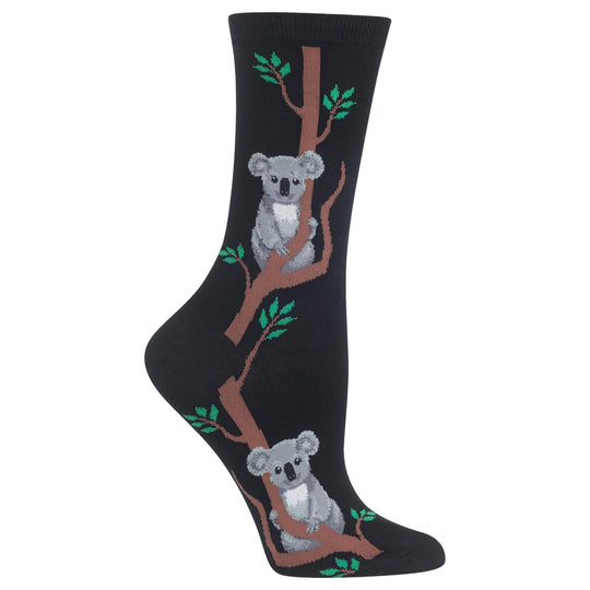 Hot Sox Womens Climbing Koala Crew Socks