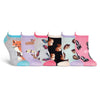 K. Bell Womens Forest Creatures 6 Pair Pack Ankle Socks