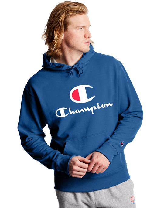 Champion Mens Powerblend Pullover Hoodie