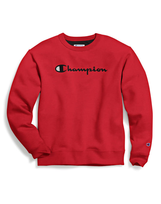 Champion Mens Powerblend Fleece Crew