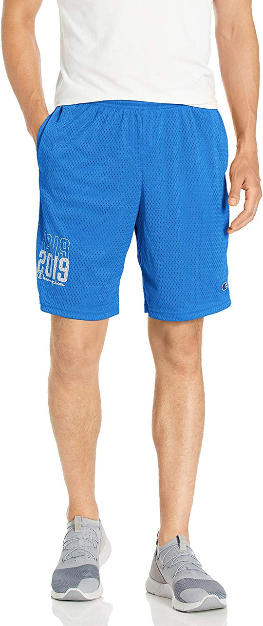 Champion Men's Long Mesh Shorts with Pockets