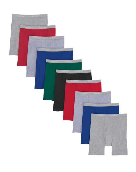 Hanes Men's Boxer Briefs With ComfortFlex® Waistband 10-Pack