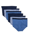 Hanes Ultimate® Men's Blue Assorted Briefs 6-Pack 2XL