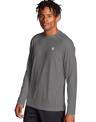 Champion Mens Double Dry Core Long-Sleeve Tee