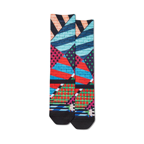 Hot Sox Womens Graffiti Wall Tube Socks