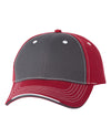 Sportsman Tri-Color Cap, One Size, White/Black
