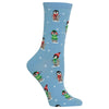 Hot Sox Womens Penguin Crew Socks