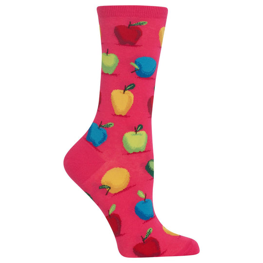 Hot Sox Womens Apples Crew Socks