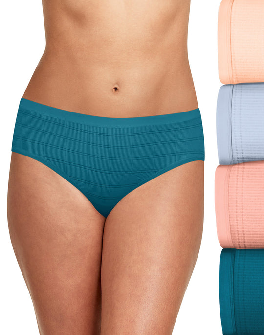 Hanes Ultimate® Comfort Flex Fit® Women's Hipster 4-Pack