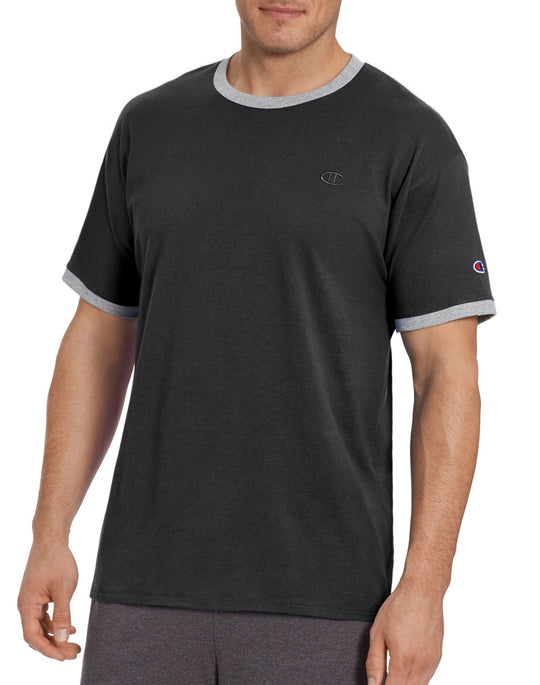 Champion Men`s Classic Jersey Ringer Tee