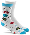 Fox River Scrubs Women`s Lightweight Crew Socks, FR-6890, Medium, Medium, White