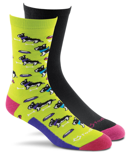 Fox River Scrubs Women`s Lightweight Crew Socks, FR-6894, Medium, Medium