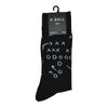 K. Bell Men`s Graphic Crew Socks