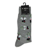 K. Bell Men`s Graphic Crew Socks