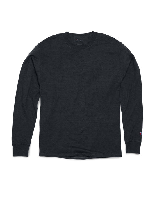 Champion Mens Long Sleeve Ring Spun T-Shirt