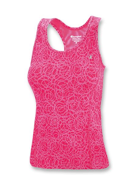 Champion Double Dry® Fitness Cotton-Blend Womens Tank Top with Built-In Sports Bra