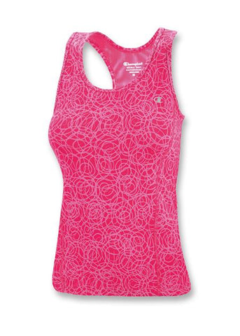 Champion Double Dry® Fitness Cotton-Blend Womens Tank Top with Built-In Sports Bra