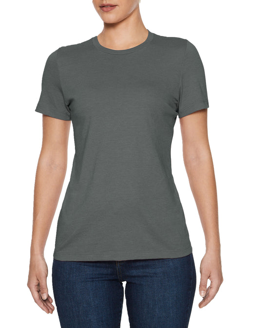 Gildan Ladies Softstyle CVC T-Shirt, XL, White