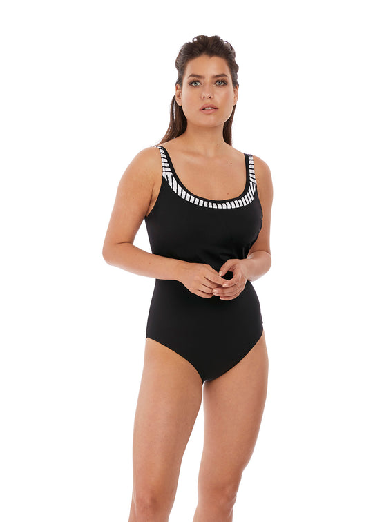 Fantasie Womens San Remo Underwire Scoop Back Swimsuit