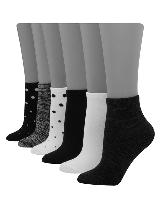 Hanes Women's ComfortSoft® Ankle Sock, 6-Pack
