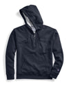 Champion Mens Powerblend Fleece Quarter Zip Hoodie