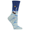 Hot Sox Womens Cabin Scene Crew Socks