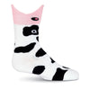 K. Bell Kids Wide Mouth Cow Crew Socks