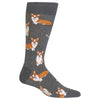 Hot Sox Mens Corgi Crew Socks