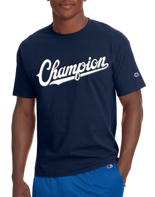 Champion Mens Graphic Short Sleeve Jersey Tee