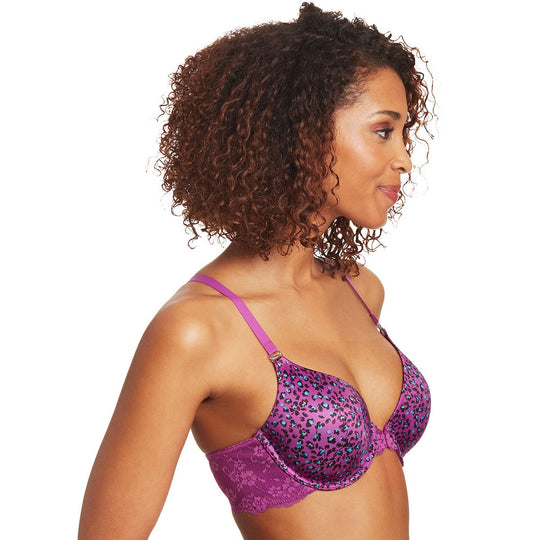 07112 - Maidenform Women`s Pure Genius T-Back Bra with Lace