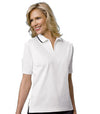 Outer Banks 7031 Ladies Tipped Keyhole Polo