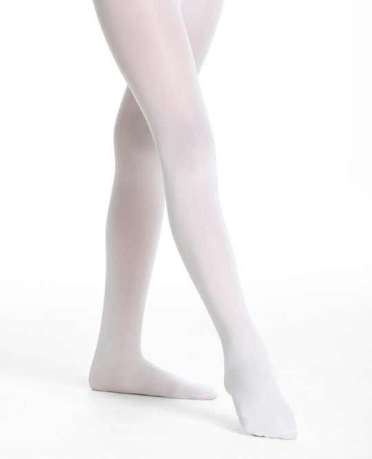 Danskin Girls Footed Microfiber Compression Tight