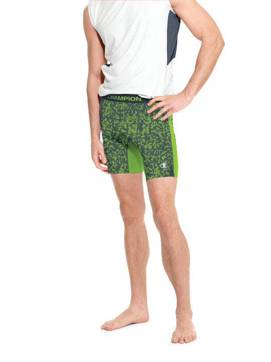 Champion Men`s PowerTrain PowerFlex Solid Compression Shorts