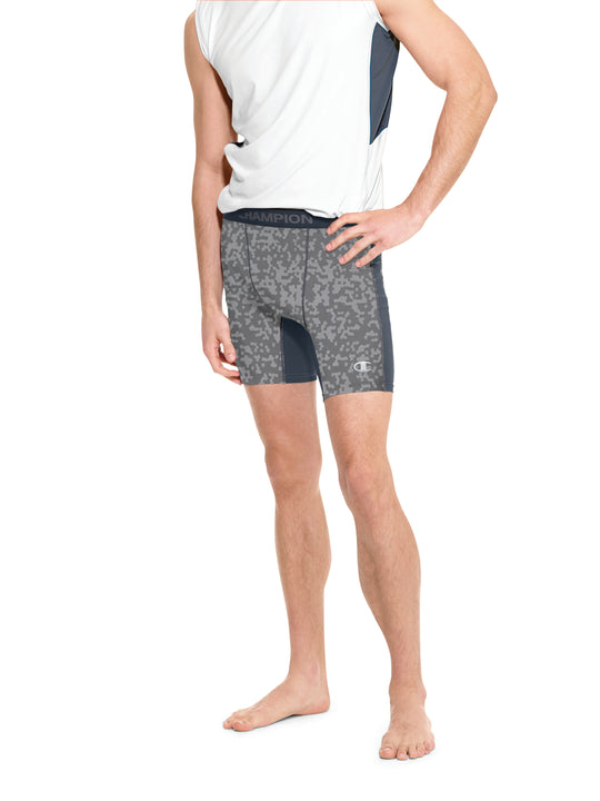 Champion Men`s PowerTrain PowerFlex Solid Compression Shorts