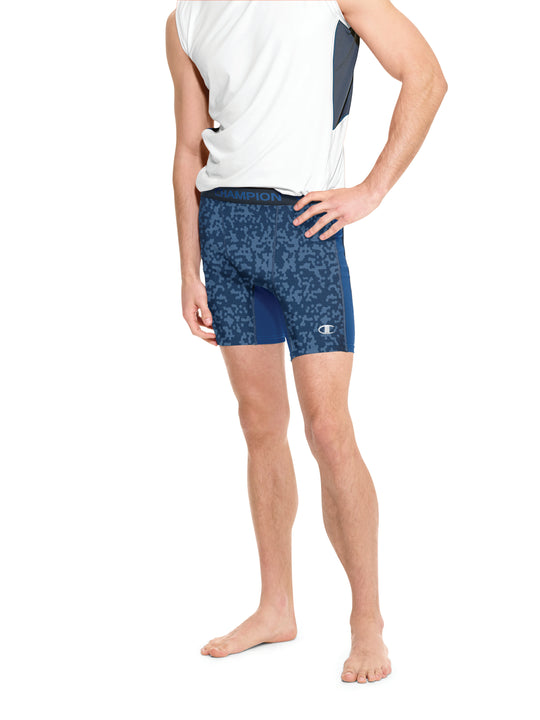 Champion Men`s PowerTrain PowerFlex Solid Compression Shorts