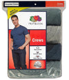Fruit of the Loom Men`s 4-Pack Assorted Crew T-Shirt