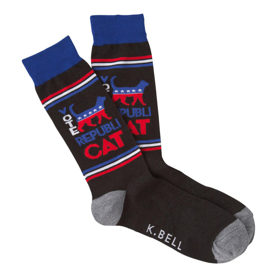 K. Bell Mens Republicat Crew Socks