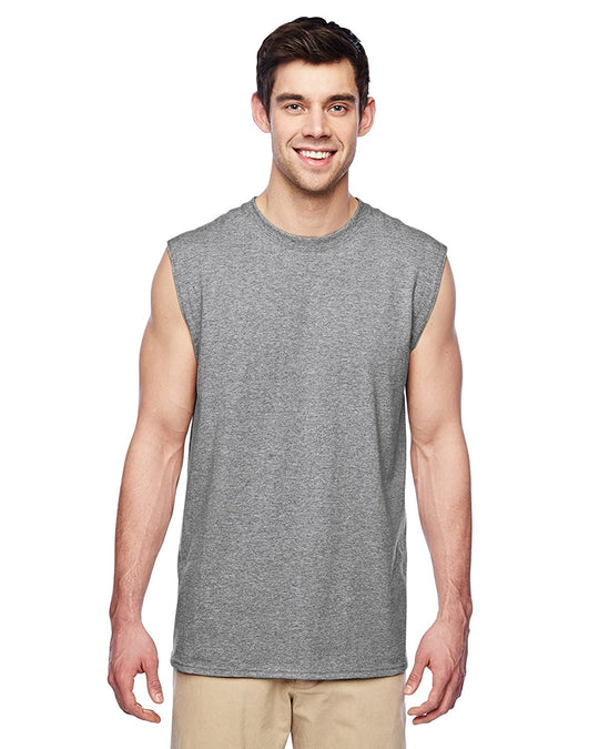 Jerzees Mens DRI-POWER Active Basic Muscle Tee