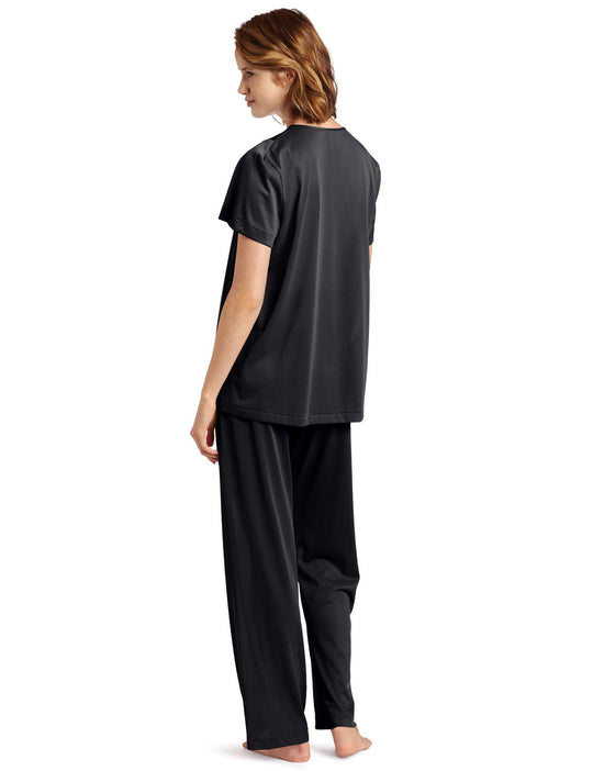 Vanity Fair Colortura Sleepwear Women`s Plus-Sizes Short-Sleeve Pajama Set