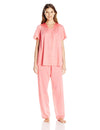 Vanity Fair Colortura Sleepwear Women`s Short-Sleeve Pajama Set
