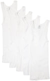 Fruit of the Loom Men`s 5 Pack White A-Shirts - X-Sizes