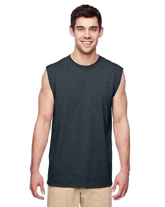 Jerzees Mens DRI-POWER Active Basic Muscle Tee