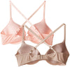 Lily of France Value Collection Women`s 2-Pack Lightly Lined Bra