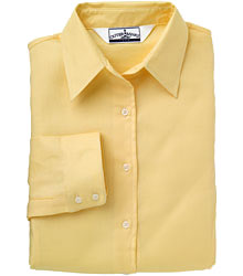 Outer Banks Womens Silky Cotton Dobby Twill Dress Shirt