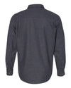 Weatherproof Mens Vintage Brushed Flannel Solid Shirt 198306, XL, Meteorite
