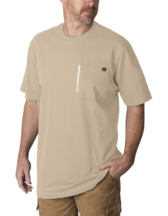 Walls Mens Heavy Lifter Short Sleeve Pocket T-Shirt