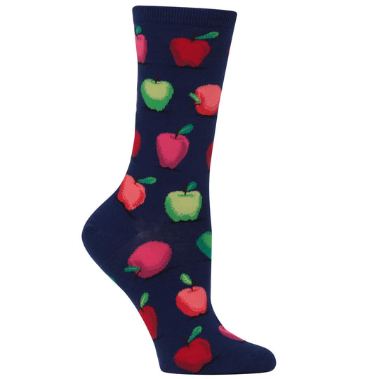 Hot Sox Womens Apples Crew Socks