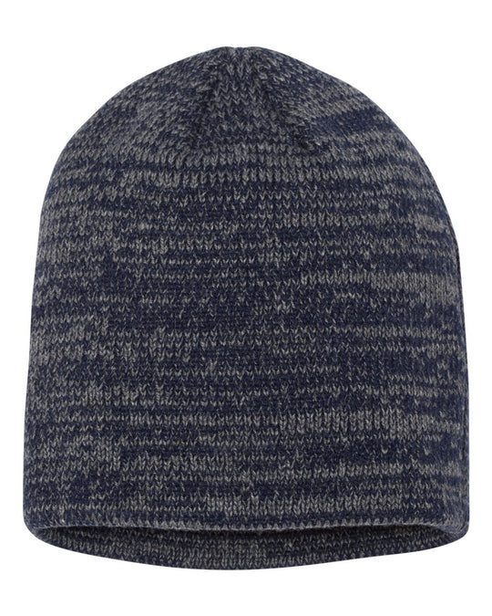 Sportsman 8 Marled Knit Beanie, One Size, Royal/Navy