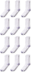 Fruit Of The Loom Girls 12 Pack Crew Socks