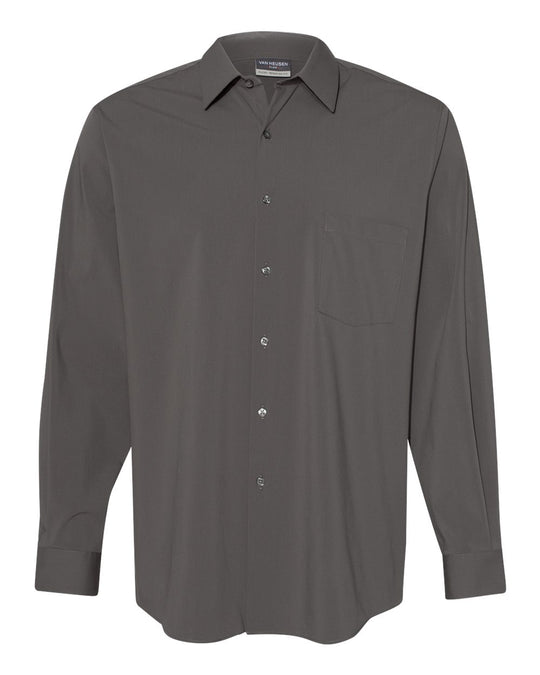 Van Heusen Mens Flex 3 Shirt With Four-way Stretch, XL, White